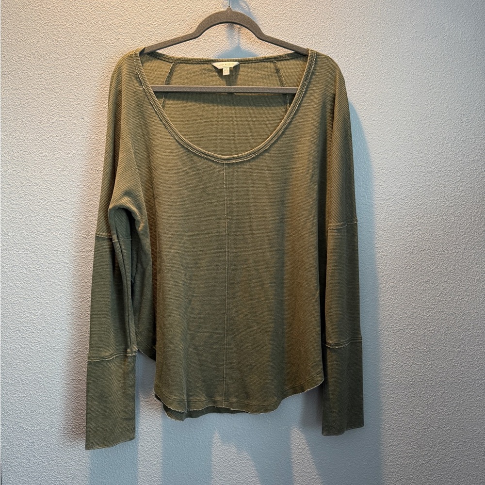 Lucky Olive Green Women's Top